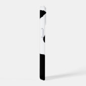 パンダ 白黒 iPhone 15ケース (右側面)