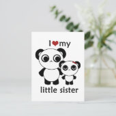 パンダ – 私は妹が大好き ポストカード (スタンド正面)