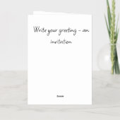 パンダ 箔グリーティングカード (裏面)