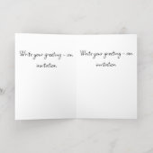 パンダ 箔グリーティングカード (内側レイダウン)