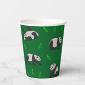 パンダ 紙コップ (裏面)