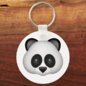 パンダ – 絵文字 キーホルダー (正面)