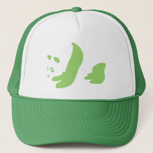 パンダ(緑) キャップ (正面)