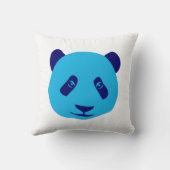 パンダ – 青 クッション (裏面)