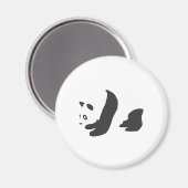 パンダ(黒) マグネット (正面/裏面)