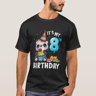 パンダ 8歳 I'M 8 Ns Tシャツ
