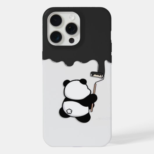  パンダ iPhoneケース (裏面)