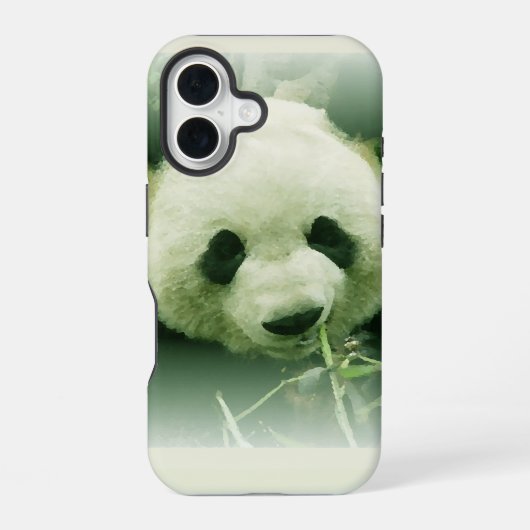 パンダ iPhone 16ケース (裏面)