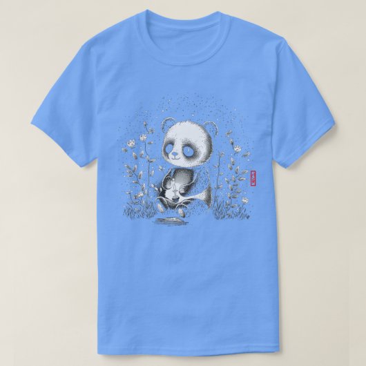 パンダ Tシャツ (デザイン正面)