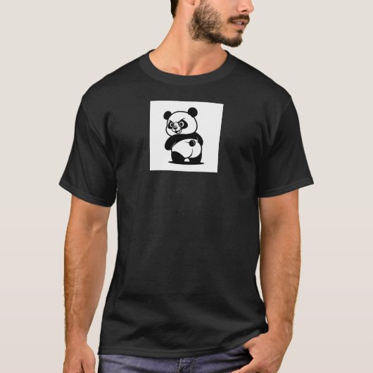 パンダ Tシャツ (正面)