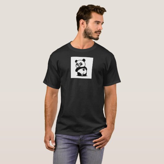 パンダ Tシャツ (正面フル)