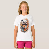 パンダ Tシャツ (正面フル)