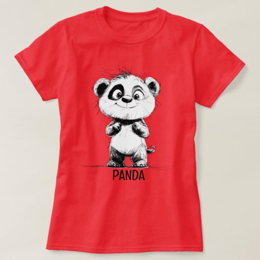 パンダ Tシャツ (デザイン正面)