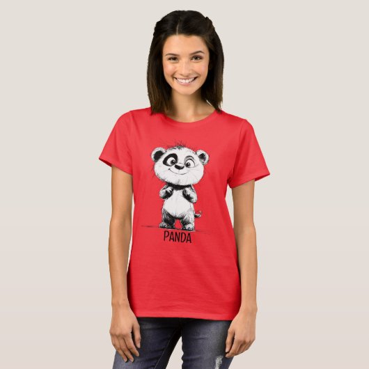 パンダ Tシャツ (正面フル)