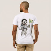 パンダ Tシャツ (裏面フル)