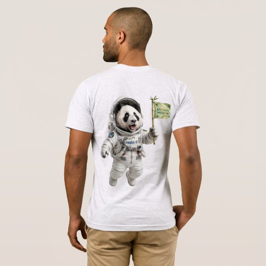 パンダ Tシャツ (裏面フル)