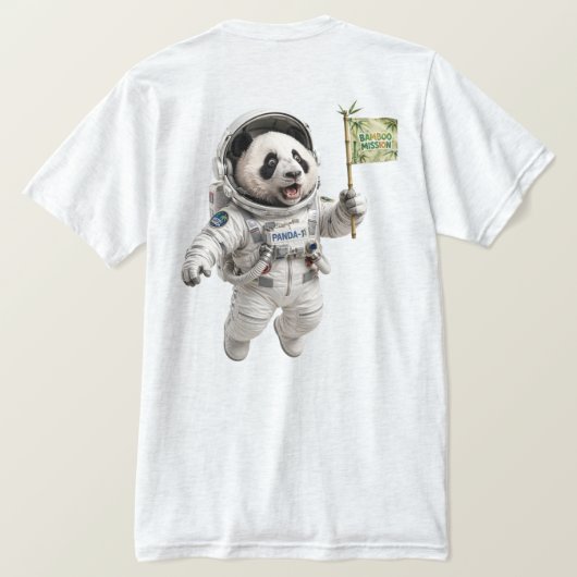 パンダ Tシャツ (デザイン裏面)