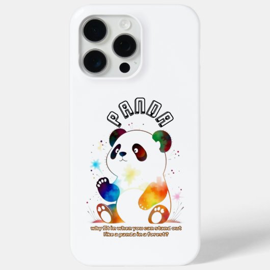 パンダiPhoneケース Case-Mate iPhoneケース (裏面)