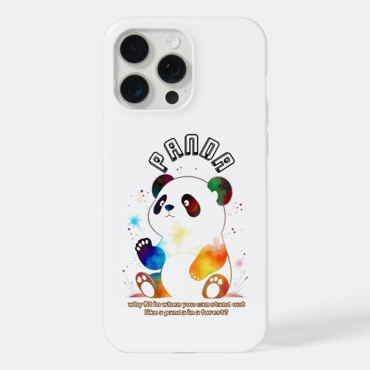 パンダiPhoneケース iPhoneケース (裏面)