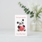 パンダPlaydateは連絡をとります コーリングカード (スタンド正面)