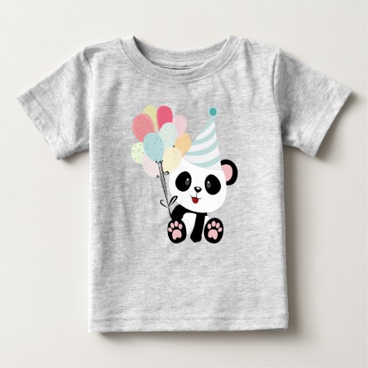 パンダTシャツ ベビーTシャツ (正面)