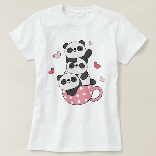 パンダTシャツ Tシャツ (デザイン正面)