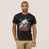 パンチとペーパーバック Tシャツ (正面フル)