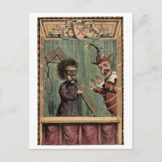 「パンチと絞首刑」はがき ポストカード