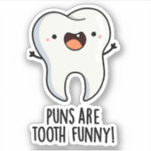 パンチは歯おもしろい歯おもしろいのプリン シール (正面)