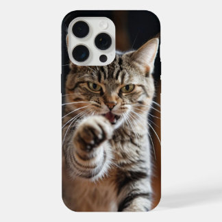 パンチを繰り出すかわいい猫 iPhone 15 PRO MAXケース