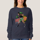 パンチアウト(ボクシングスポーツ) |女性 スウェットシャツ (正面)