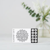 パンチカスタムカードを切り取る ロイヤリティカード (スタンド正面)