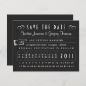 パンチカードの保存日付 セーブザデート (正面/裏面)