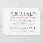 パンチカード招待状 招待状 (正面/裏面)