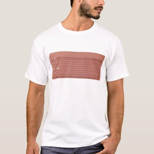 パンチカード Tシャツ (正面)