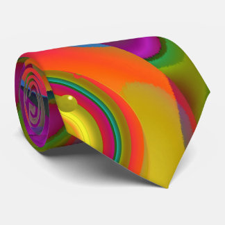 パンチサイケデリッククールトリップ（幻覚体験）のような抽象芸術 ネクタイ