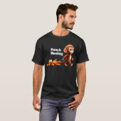 パンチモンキーのかわいいグラフィック Tシャツ (正面フル)