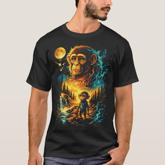 パンチモンキー ウイルス性インターネットミーム Tシャツ (正面)