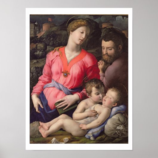 パンチャティチ聖家c.1530-32 (パンの油) ポスター (正面)