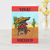 パンチョヨークシャーテリアポー カード (黄色い花)