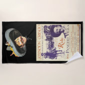 パンチョヴィラ🔥メキシカンヒーローゼネラル ビーチタオル (正面)