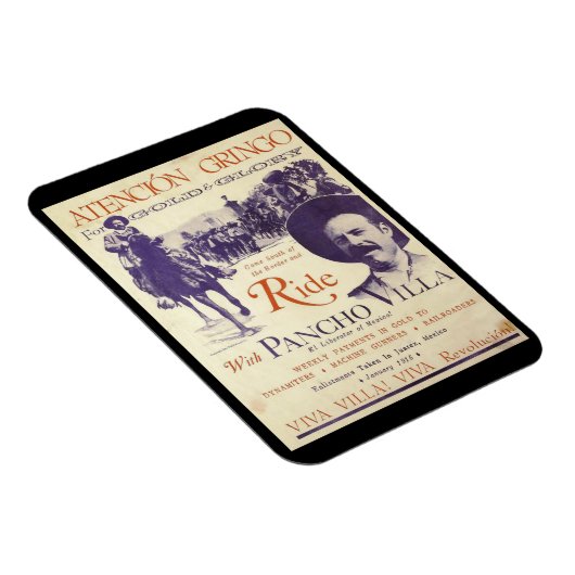 パンチョヴィラメキシコジェネラルカウボーイアウトロー マグネット (右側)