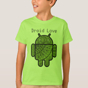 パンチョ・ドゥードル キャラクター アンドロイド™ロボット Tシャツ