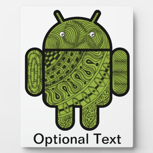 パンチョ・ドゥードル　キャラクター　for the Android™ロボット フォトプラーク (正面)