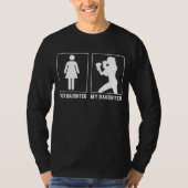 パンチングパワーハウス:あなたの娘、私の娘P Tシャツ (正面)