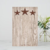 パンチングTINスター文房具 便箋 (スタンド正面)