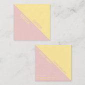 パンチーモダンパステルドゥオトン – 名刺 (正面/裏面)