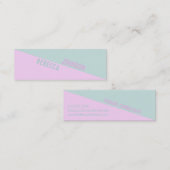 パンチーモダンパステルドゥオトン – 名刺 (正面/裏面)
