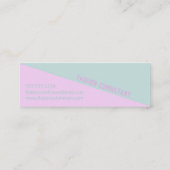パンチーモダンパステルドゥオトン – 名刺 (裏面)