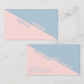 パンチーモダンパステルドゥオトン – 名刺 (正面/裏面)
